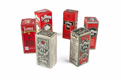 Typhoo tea boxes