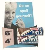 Counter display for Fry's Chocolate Cream